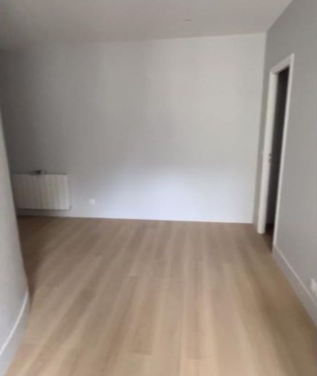 The living room before: an empty room